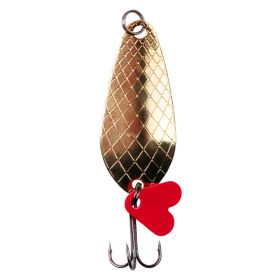 Lure Sequined Pineapple Spoon Type Metal Tossing Bionic Lure (Color: Gold)