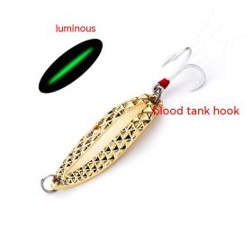 Leech Night Glow Metal Sequin Road Subbait (Option: Gold-10g)