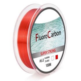 100 Meter Competitive Silk Nylon Fishing Line (Option: Wine Red-0.8)