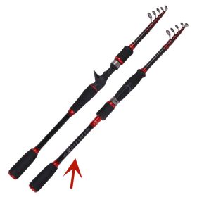 MH Shrinking Rod Straight Shank Shank Carbon Vibration Outlet Rod Fishing Tackle (Option: Straight handle-1.8)