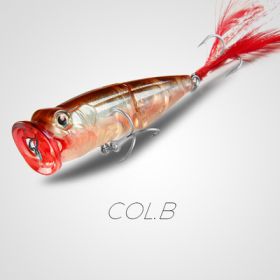 Water Level  7 CmYellowcheek Snakehead Bait (Option: Crystal red)