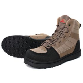 Kylebooker Cleated Sole Wading Boot, Rubber Sole Bottom Wading Shoe Men's Women's WB003 (size: US 9)