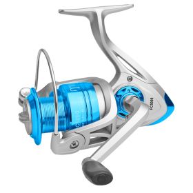 Tossing Fishing Reel ABS Spool Metal Lure Spinning Reel (Option: Blue Left Right Hand Exchange-4000series)